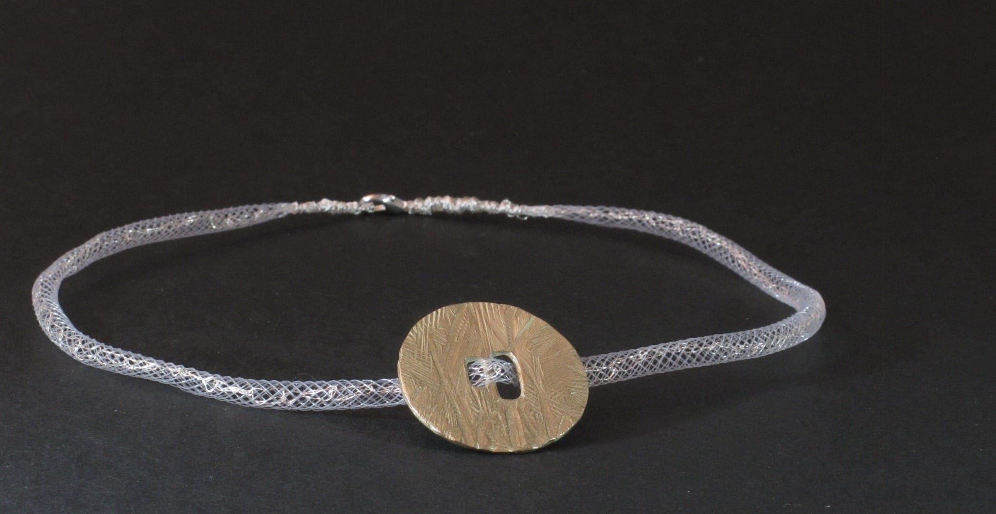 Collier bronze et argent